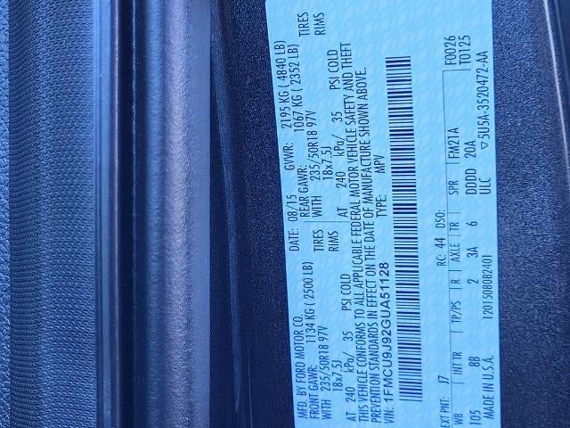 2016 Ford Escape 4WD 4dr Titanium