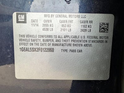 2015 Cadillac ATS Sedan 2.0L I4 AWD Premium