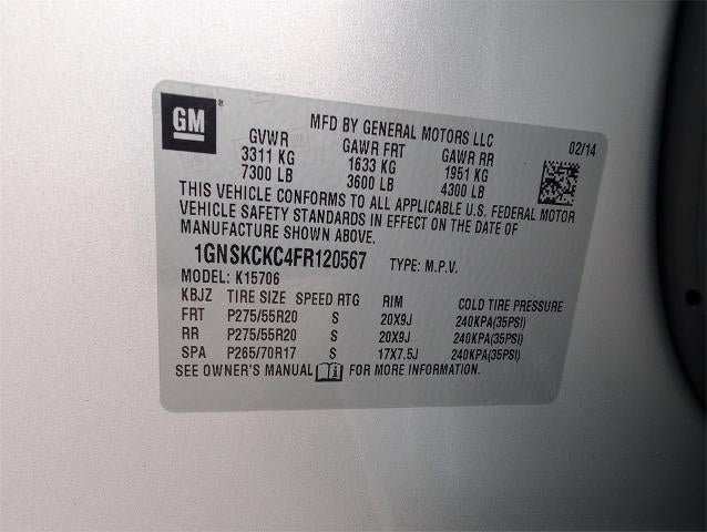 2015 Chevrolet Tahoe 4WD LTZ