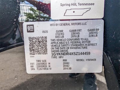 2025 Cadillac XT5 AWD Premium Luxury