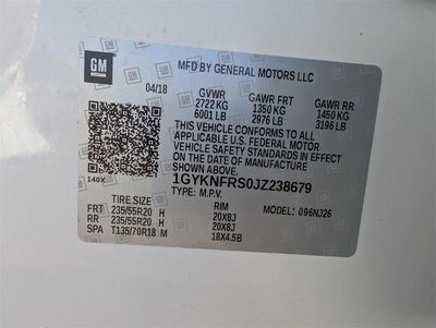 2018 Cadillac XT5 AWD 4dr Premium Luxury