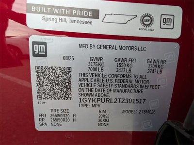 2026 Cadillac LYRIQ Sport