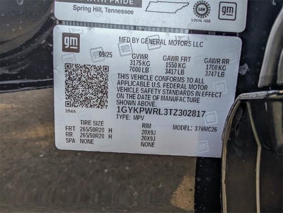 2026 Cadillac LYRIQ Premium Sport