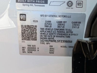 2026 Cadillac LYRIQ Premium Sport