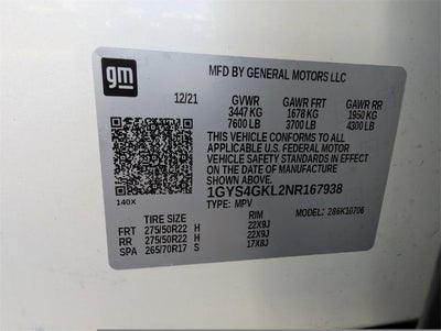 2022 Cadillac Escalade Sport Platinum