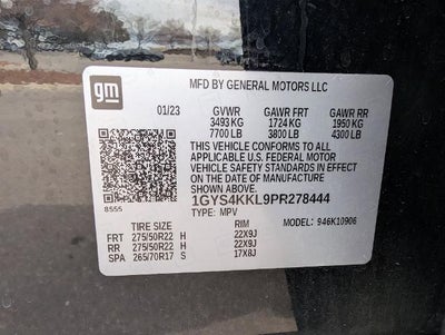 2023 Cadillac Escalade ESV 4WD Premium Luxury