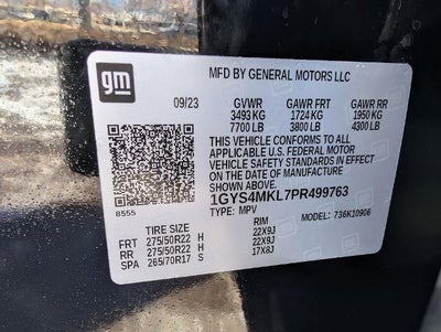 2023 Cadillac Escalade ESV 4WD Premium Luxury Platinum