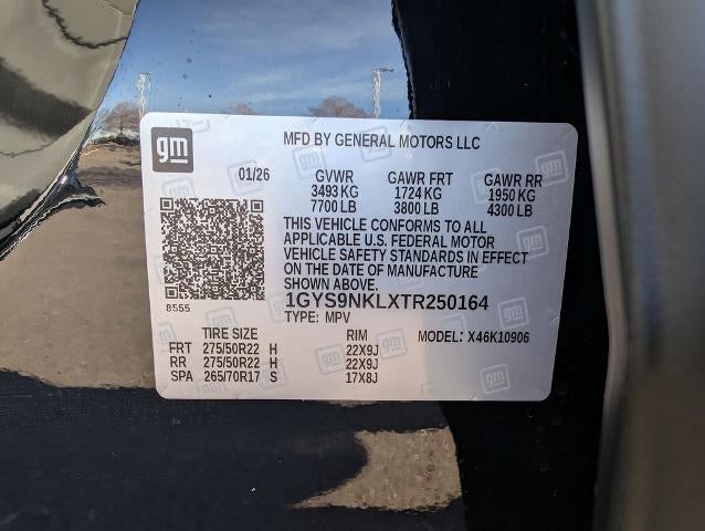 2026 Cadillac Escalade ESV 4WD Sport