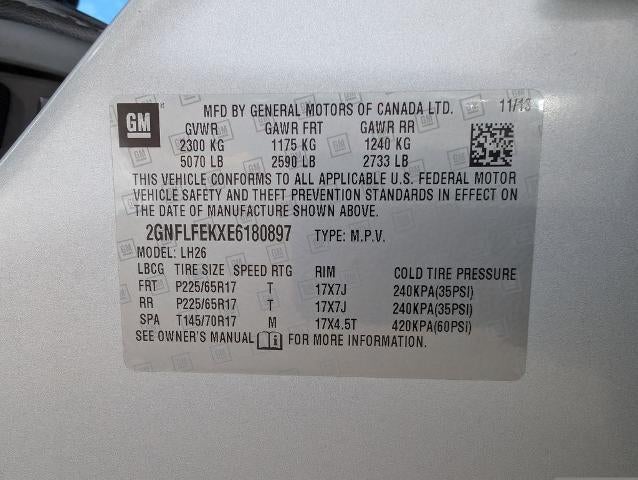 2014 Chevrolet Equinox AWD 1LT