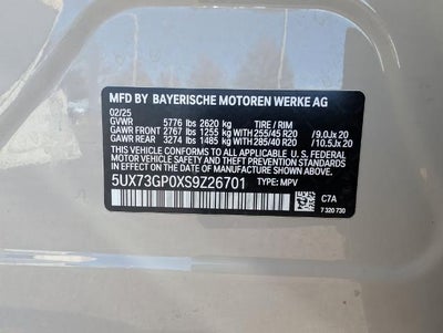 2025 BMW X3 M50 xDrive Sports Activity Vehicle