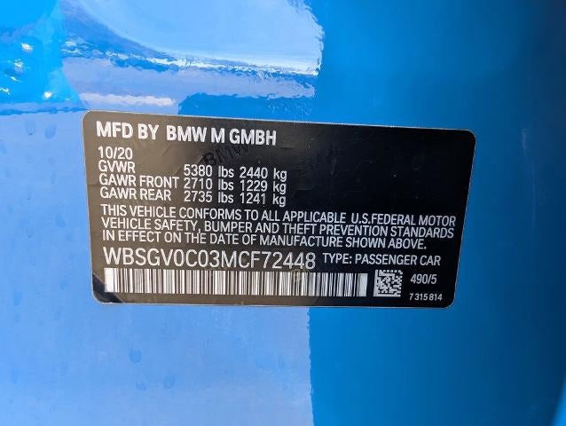 2021 BMW M8 M8 Gran Coupe