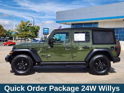 2022 Jeep Wrangler Unlimited Willys