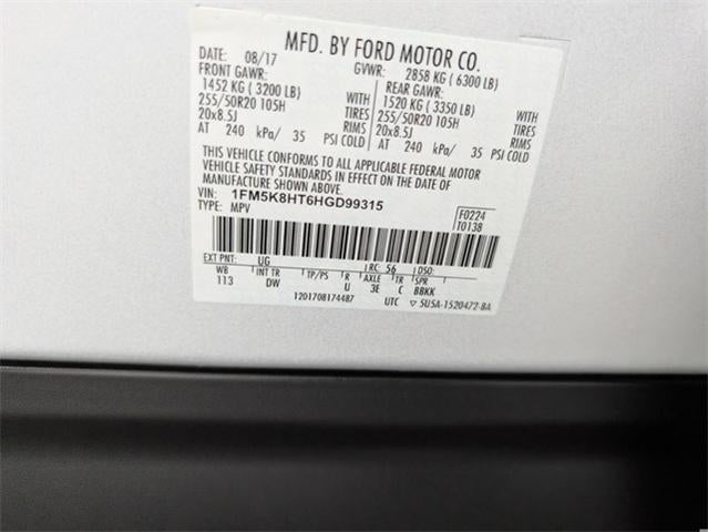 2017 Ford Explorer Platinum