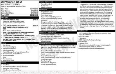 2027 Chevrolet Bolt LT