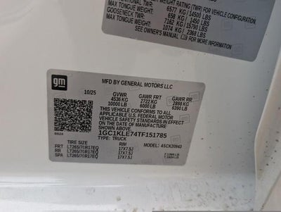 2026 Chevrolet Silverado 2500 HD Work Truck