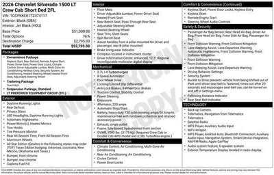 2026 Chevrolet Silverado 1500 LT