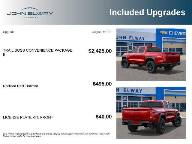 2026 Chevrolet Colorado 4WD Trail Boss