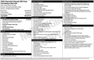 2026 Chevrolet Colorado 4WD ZR2