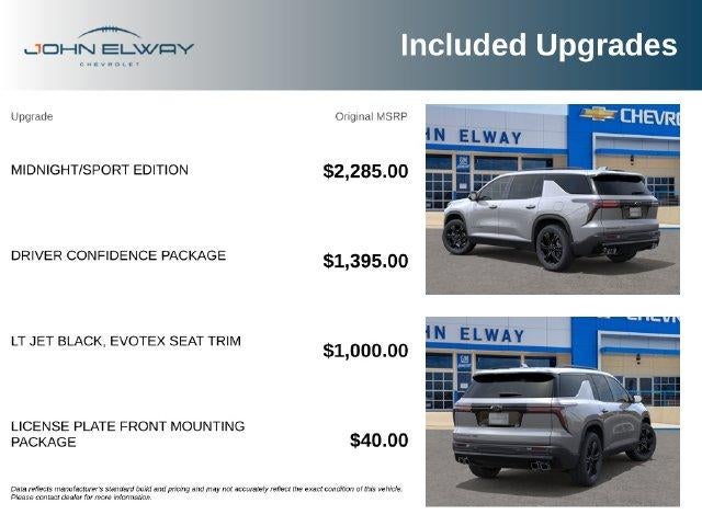 2027 Chevrolet Traverse AWD LT