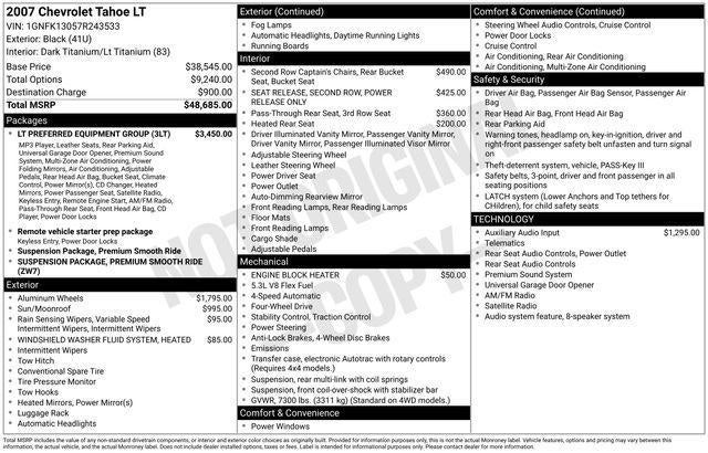 2007 Chevrolet Tahoe LT