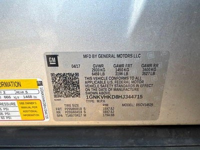 2017 Chevrolet Traverse 2LT