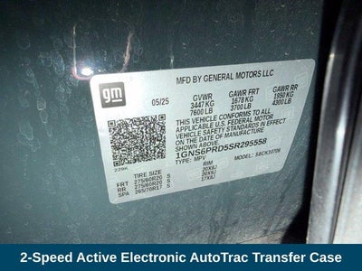 2025 Chevrolet Tahoe Z71