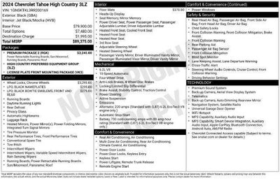 2024 Chevrolet Tahoe High Country