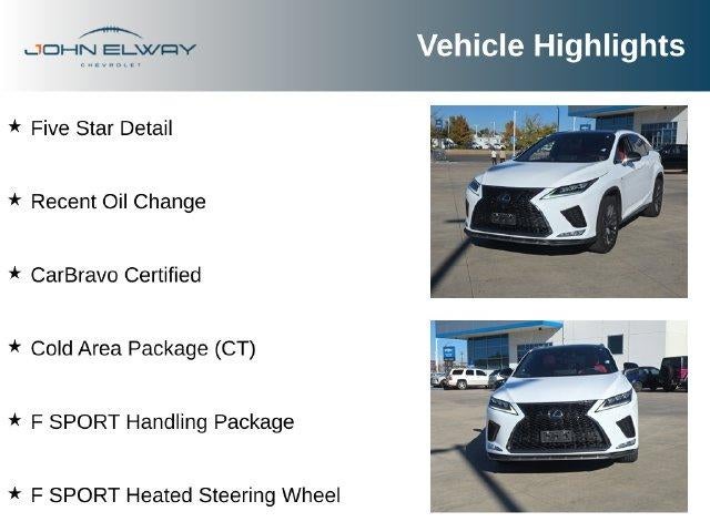 2022 Lexus RX 350 350 F Sport Handling