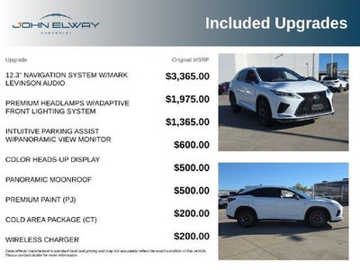 2022 Lexus RX 350 350 F Sport Handling