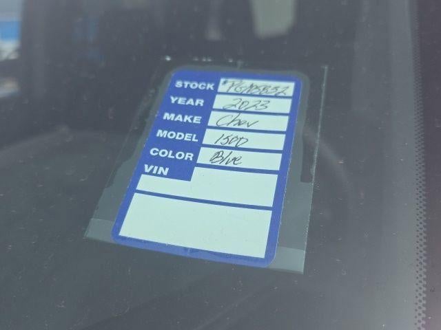 2023 Chevrolet Silverado 1500 Custom Trail Boss