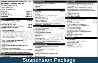 2025 Chevrolet Silverado 1500 LT Trail Boss