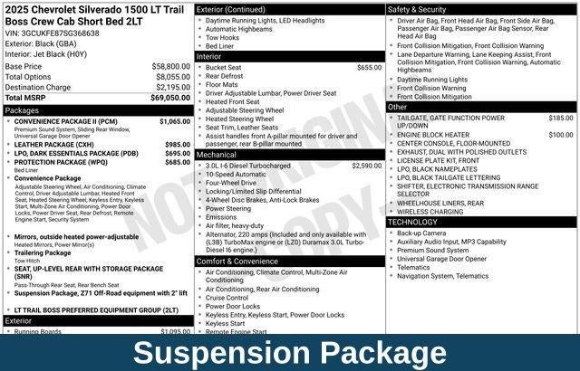 2025 Chevrolet Silverado 1500 LT Trail Boss