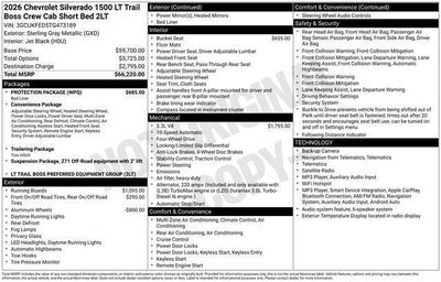 2026 Chevrolet Silverado 1500 LT Trail Boss