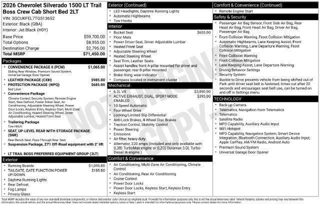 2026 Chevrolet Silverado 1500 LT Trail Boss