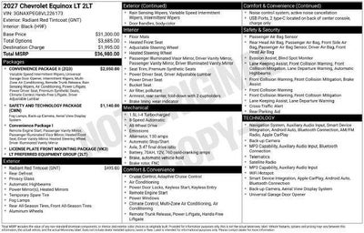 2027 Chevrolet Equinox AWD LT