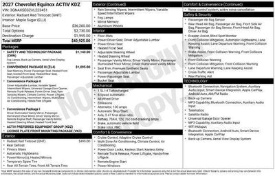 2027 Chevrolet Equinox AWD ACTIV