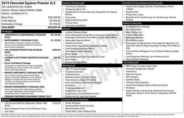 2019 Chevrolet Equinox Premier