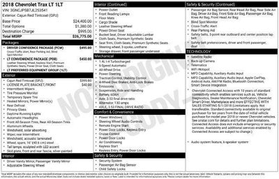 2018 Chevrolet Trax LT