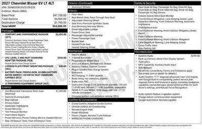 2027 Chevrolet Blazer EV AWD LT