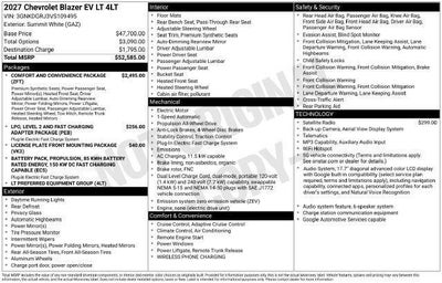 2027 Chevrolet Blazer EV AWD LT
