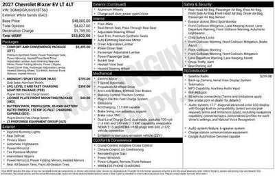 2027 Chevrolet Blazer EV AWD LT