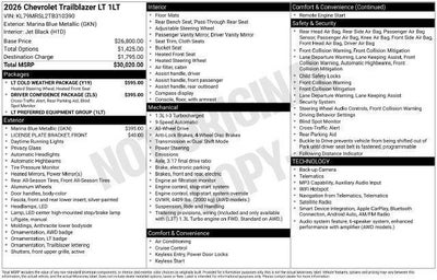 2026 Chevrolet Trailblazer LT