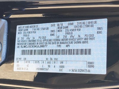 2019 Lincoln MKC Reserve
