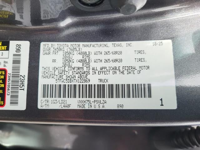 2026 Toyota Tundra 4WD Limited Hybrid