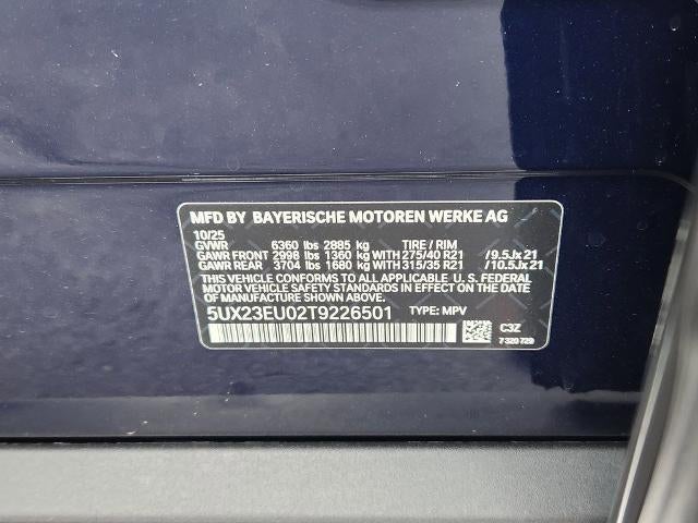 2026 BMW X5 xDrive40i Sports Activity Vehicle