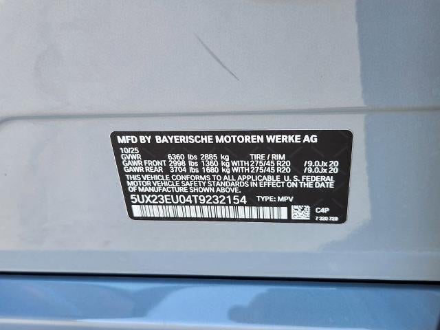 2026 BMW X5 xDrive40i Sports Activity Vehicle