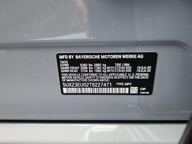 2026 BMW X5 xDrive40i Sports Activity Vehicle