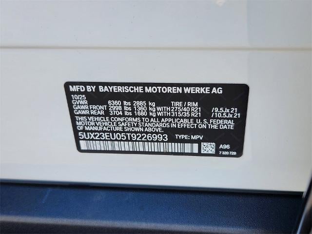 2026 BMW X5 xDrive40i Sports Activity Vehicle