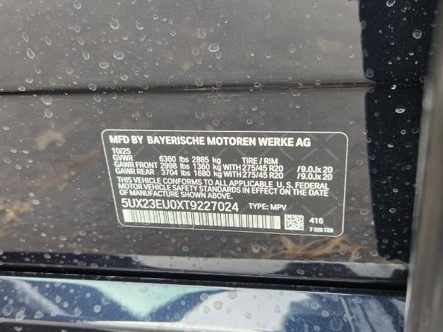 2026 BMW X5 xDrive40i Sports Activity Vehicle