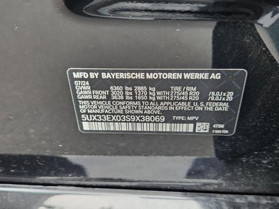 2025 BMW X6 xDrive40i Sports Activity Coupe